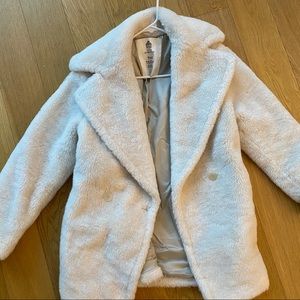 Aritzia Babaton teddy short coat jacket